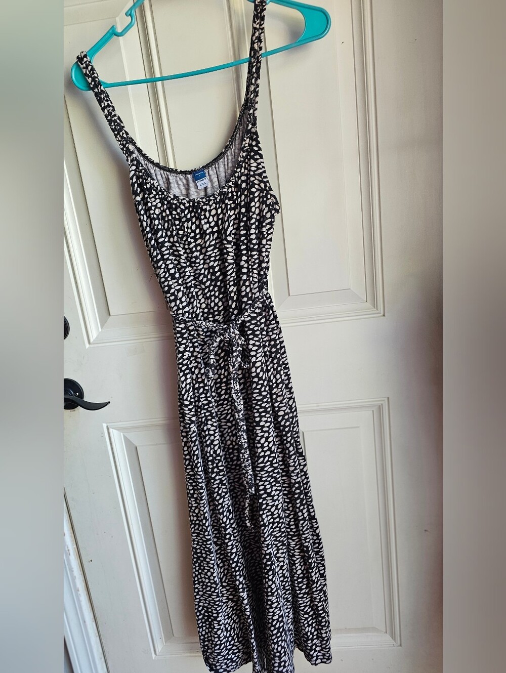 Midi To Maxi Maternity Dress With Rope Belt
